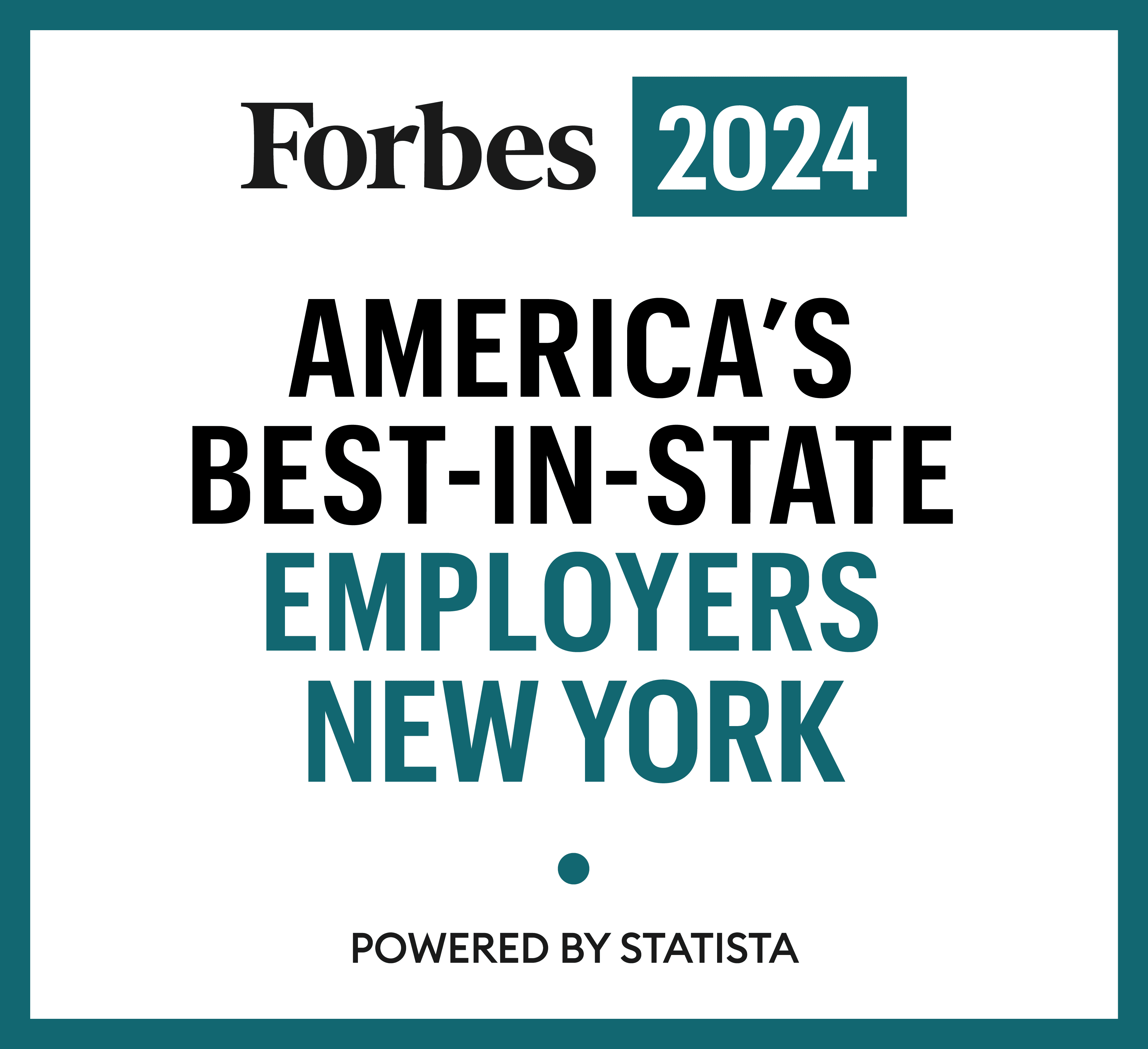 Forbes Best-in-State Employer - New York 2024